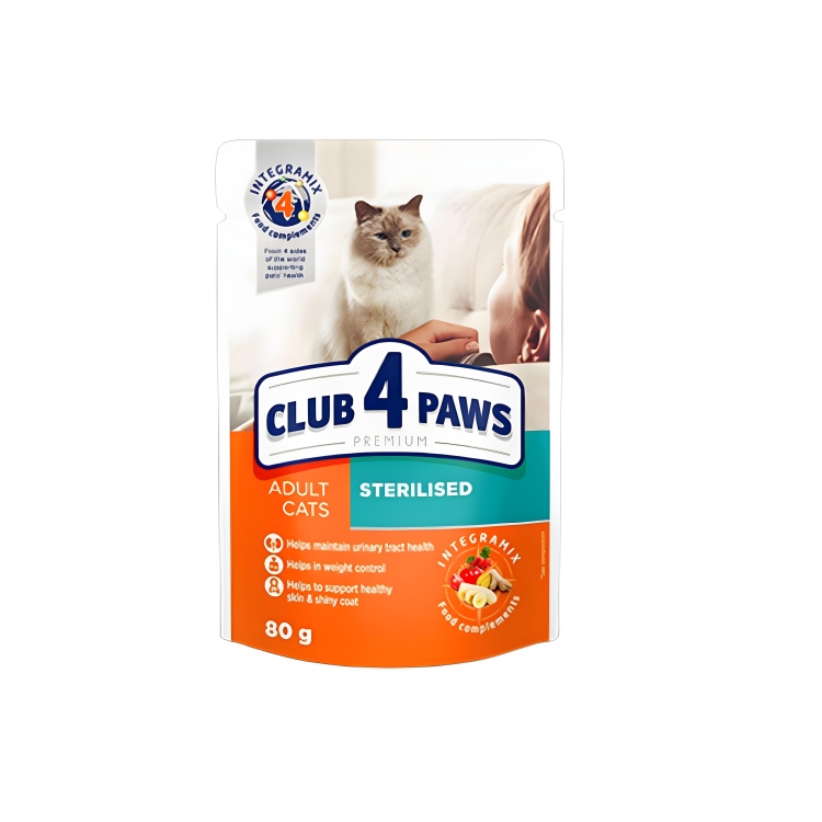 مغلفات Club 4 paws للقطط